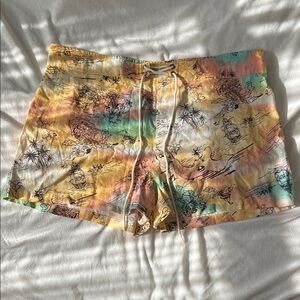 Wild Fable Multicolor Tropical Print Women's Shorts